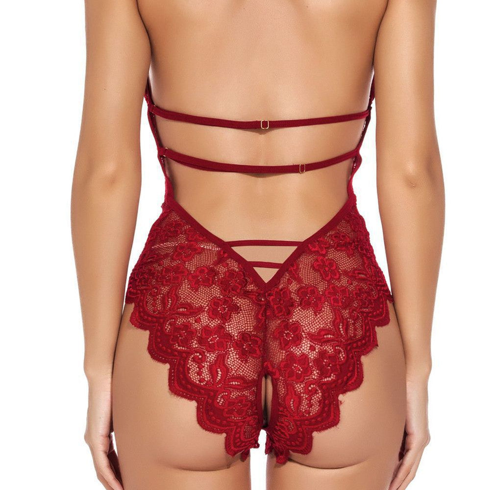 Women's Neck Tie Sexy One-piece