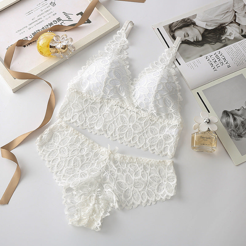 Two-piece lace underwear set