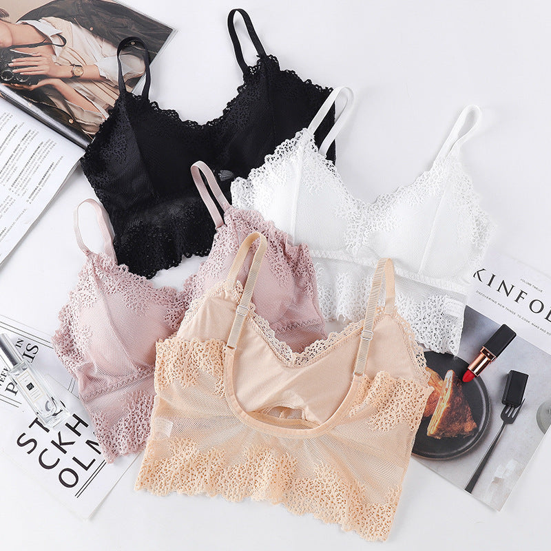 Sexy Tube Top Bottoming Underwear Lace Underwear Women's Suit