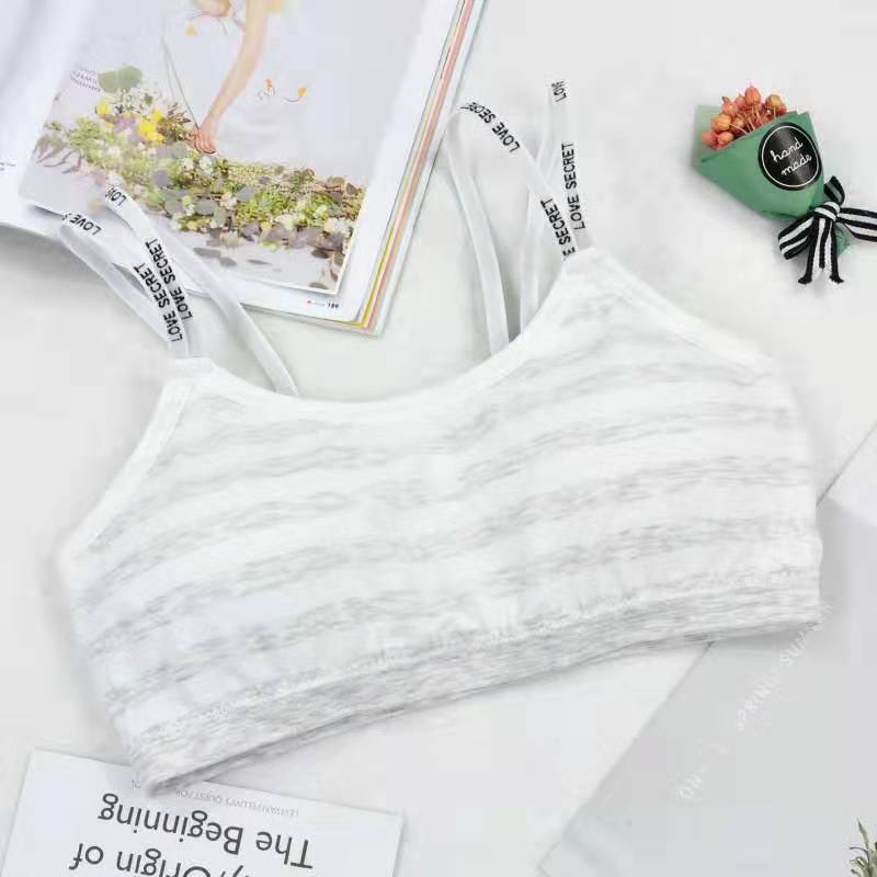 Girls Striped Summer Beauty Back Strap Underwear