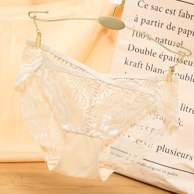 Fashion Low Waist Sexy Lace Ladies Panties