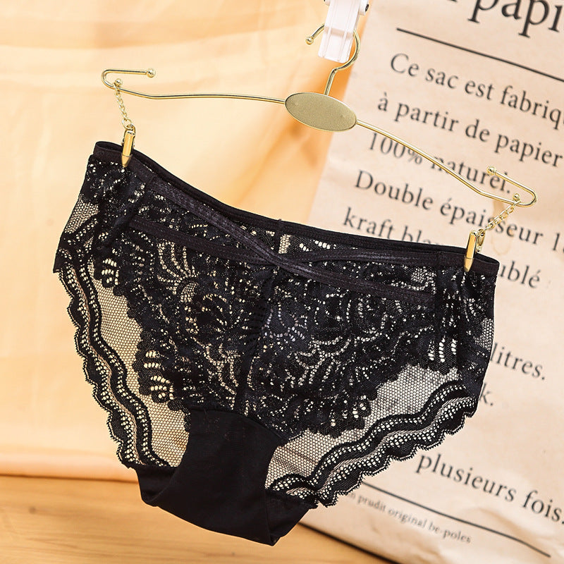 Fashion Low Waist Sexy Lace Ladies Panties