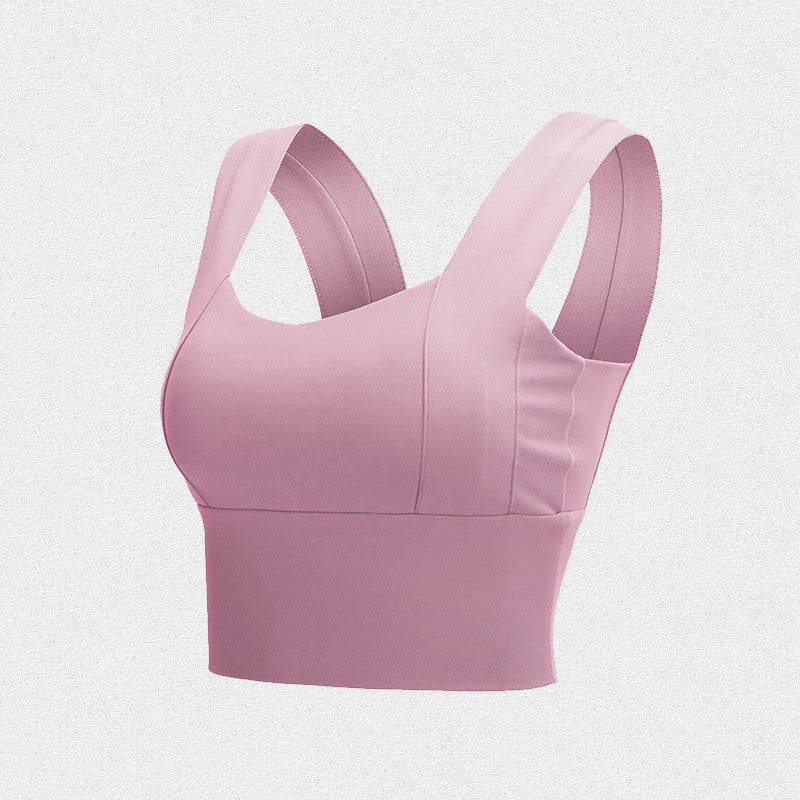 European And American New Shockproof Running Sports Underwear Women Gather Quick-Drying Beauty Back Fitness Bra And Wear Yoga Vest