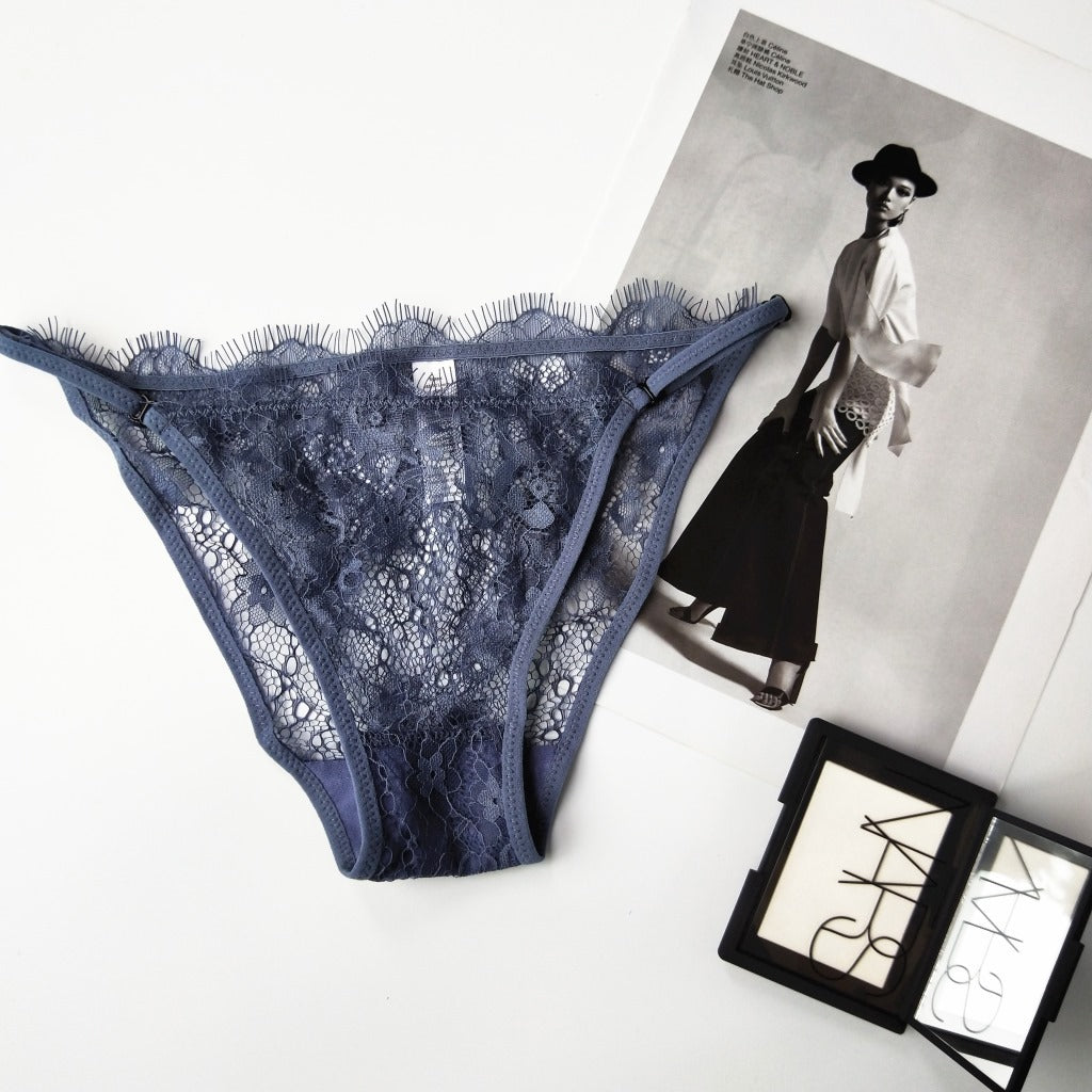 Sexy Transparent Dew Hair Thin Belt Adjustment Underwear Women's Eroticism