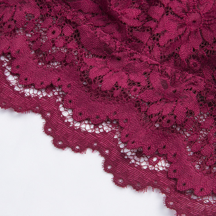 V-Shaped Sexy Lace Beauty Back Wrapped Chest Sun Flower Sling