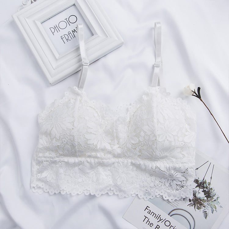 V-Shaped Sexy Lace Beauty Back Wrapped Chest Sun Flower Sling