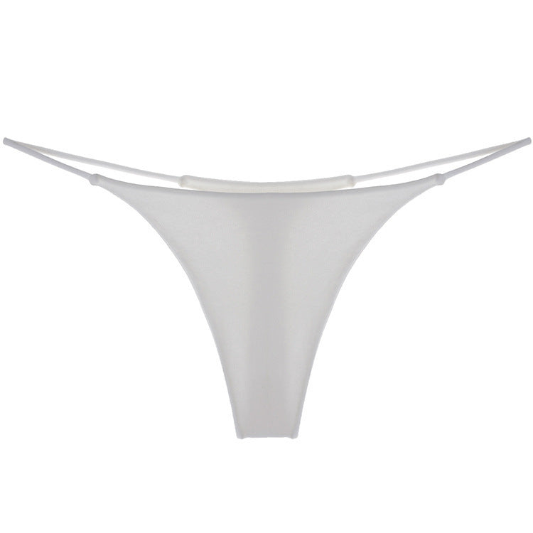 Two-Layer Thin Strap Sexy Thong Low-Rise Double-Layer Bikini