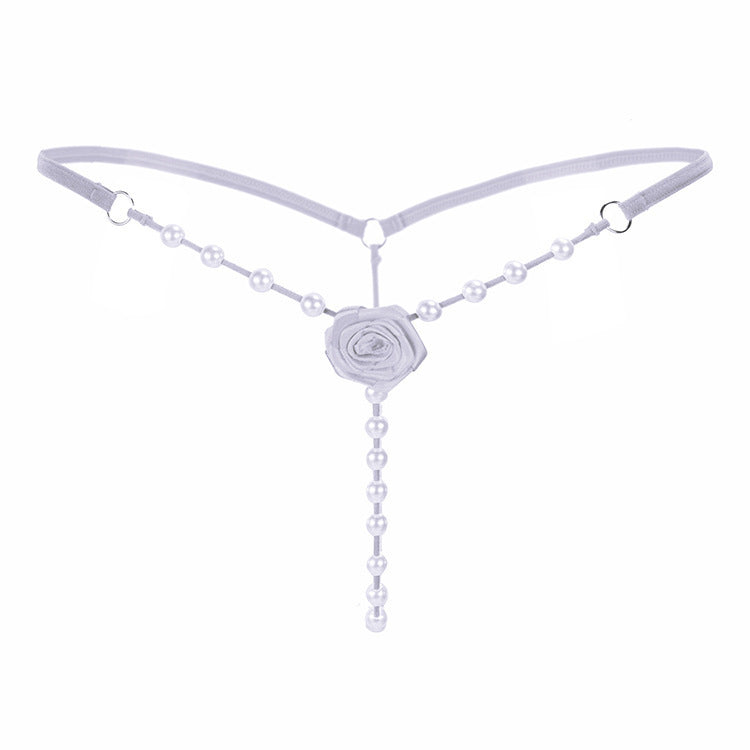 Pearl Massage T Pants Rose Thong Panties