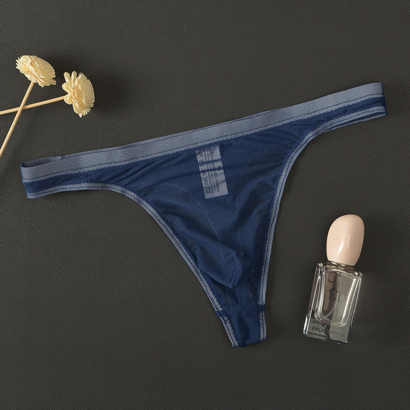 Men's Gauze Sexy Transparent Thong