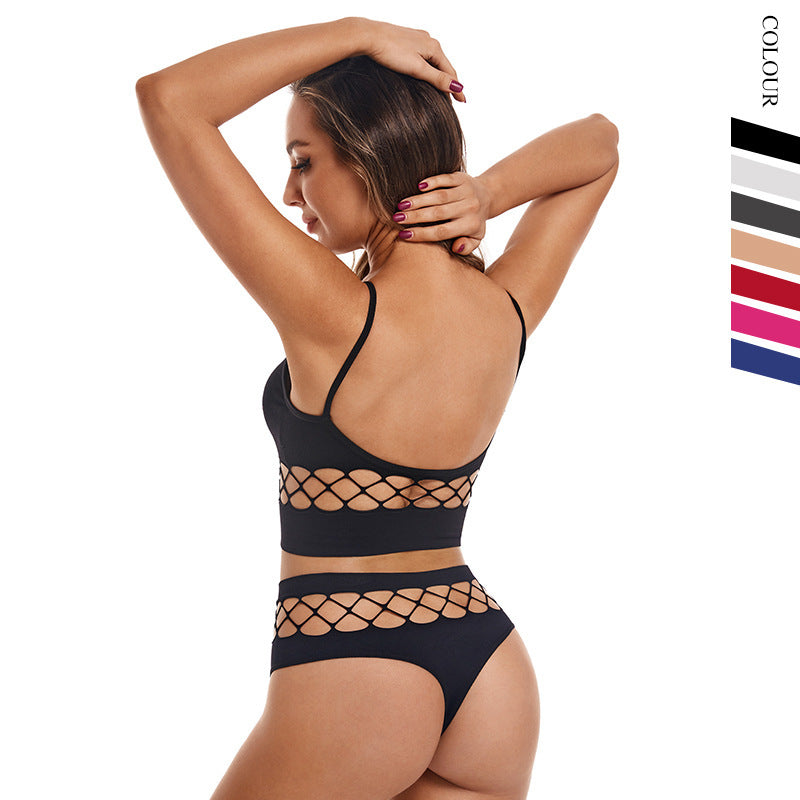 Women's Hollow Underwear Suit
