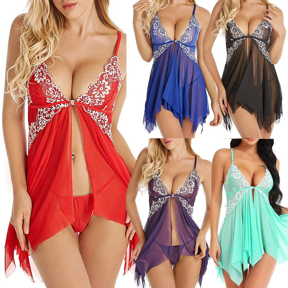 Erotic Lingerie Pajamas Dress