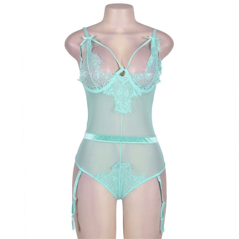 Garter lace sexy pajamas