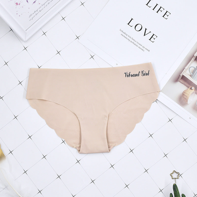 Low Waist Women's Sexy Seamless Ice Silk Bottoms