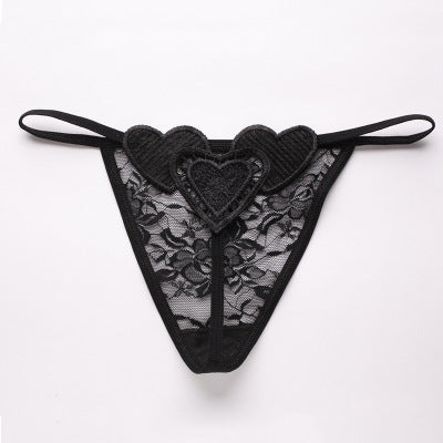 Sexy Lady Underwear Sexy Lace Ultra-thin Transparent Underwear T-Pants