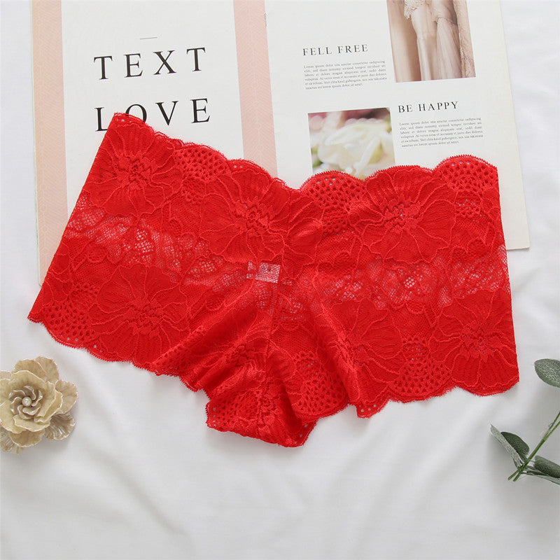 Boxer Shorts Cotton Crotch Solid Color Women's Panties