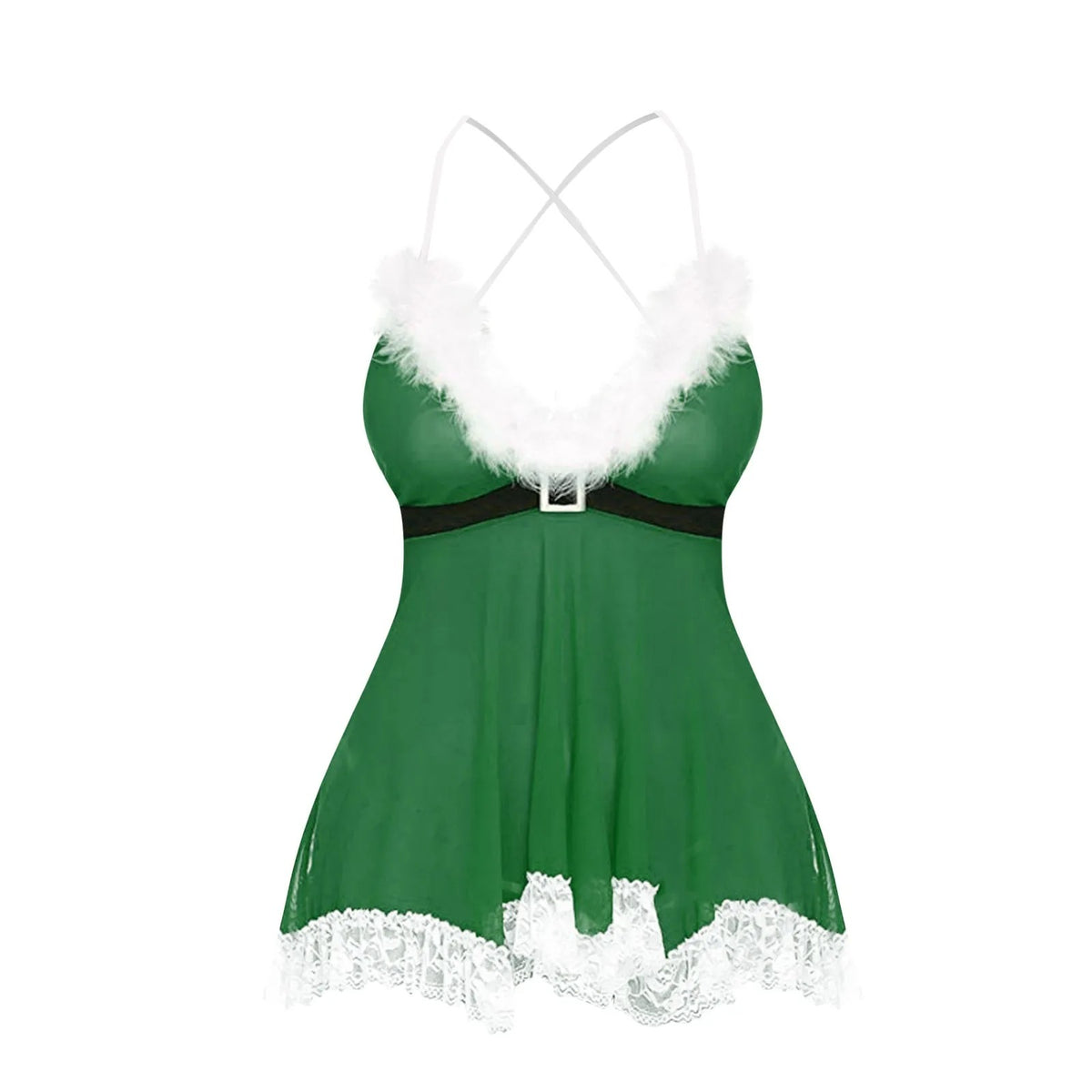 Sling Short Sheer Mesh Pajamas