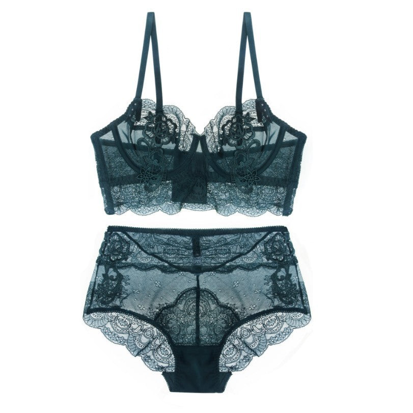 Lace ultra-thin underwear set
