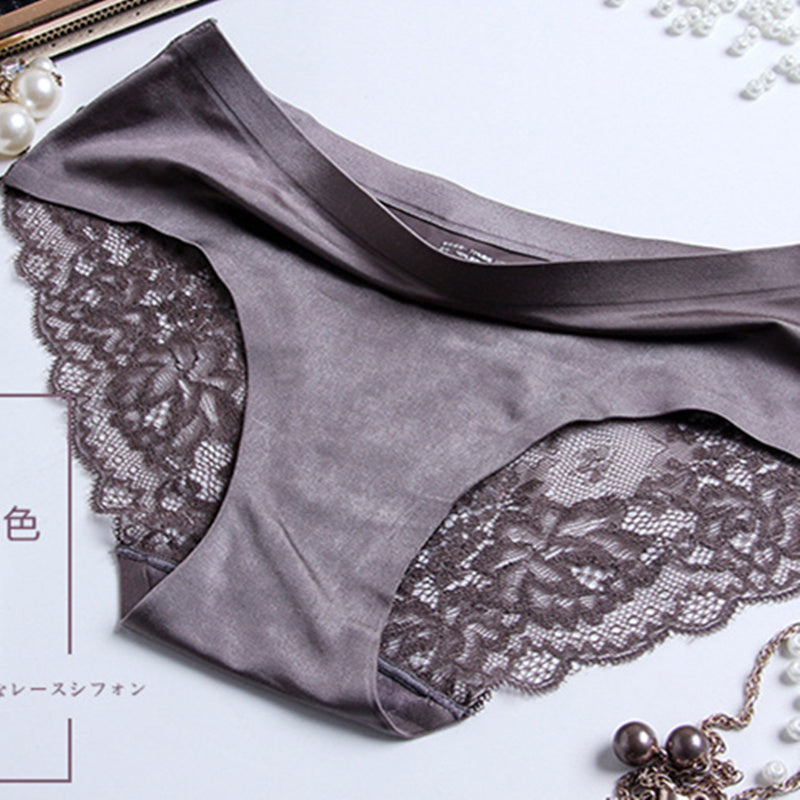 Warp Knitted Non-trace Underwear Lace One Solid Color
