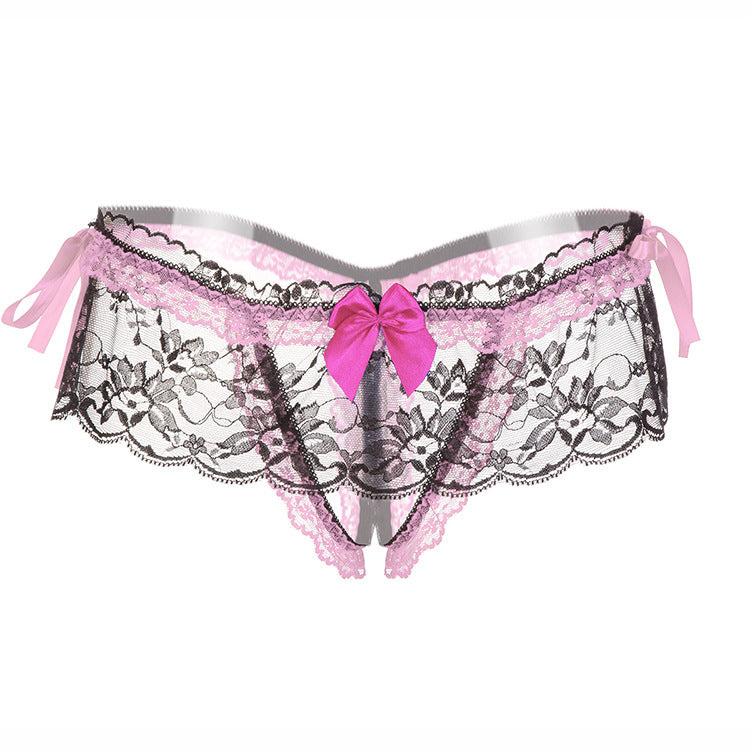 Ladies Underwear Transparent Temptation Lace File Sexy