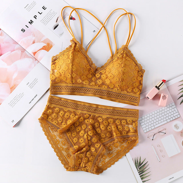 Sexy Underwear Pushup Bra set