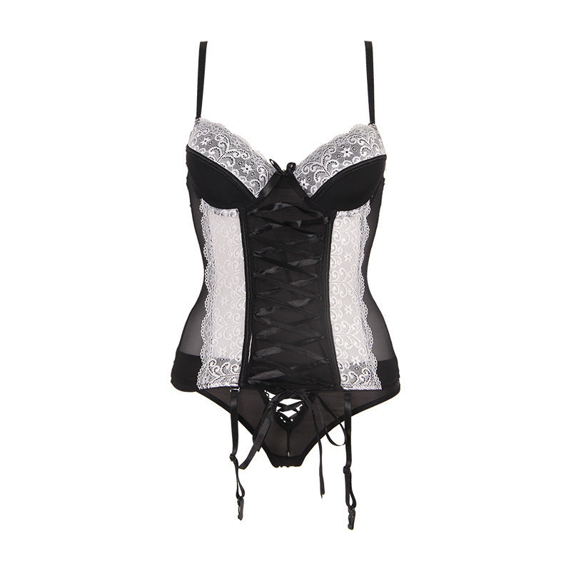 Sexy Lingerie Nightclub Sexy File Underwire Gather Uniform Suit