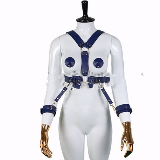 PU Leather Props Handcuffs Shapewear