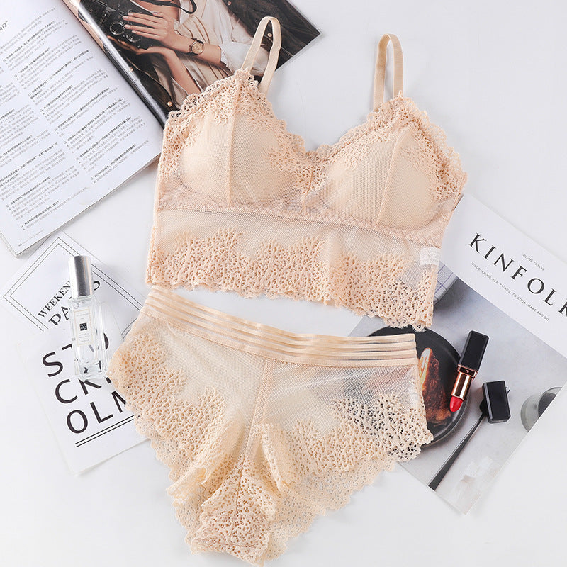 Sexy Tube Top Bottoming Underwear Lace Underwear Women's Suit