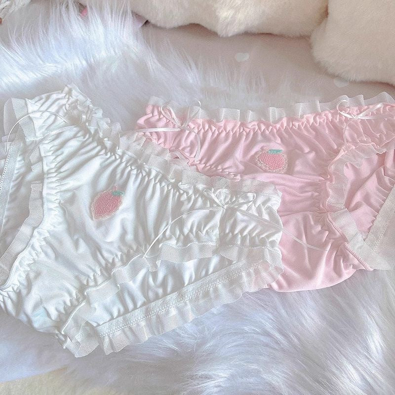 Female Lace Sweet Japanese Bow Underwear