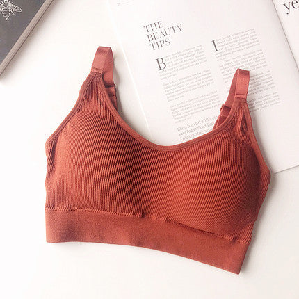 Thread tube top underwear sports bra for girls