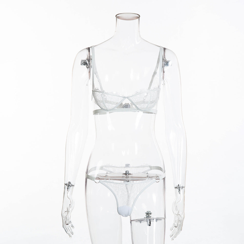 Wrapped Chest See-Through Underwear Sexy Suit