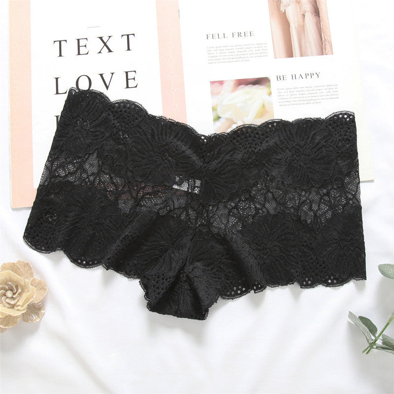 Boxer Shorts Cotton Crotch Solid Color Women's Panties