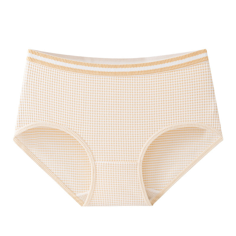 Warm Boxer Women's Mid-waist Warm Velvet Underwear Silk Protein Breathable Hole