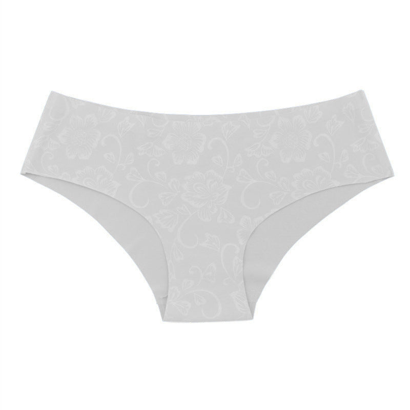 New Seamless Ice Silk Women's Underwear One-piece Breathable