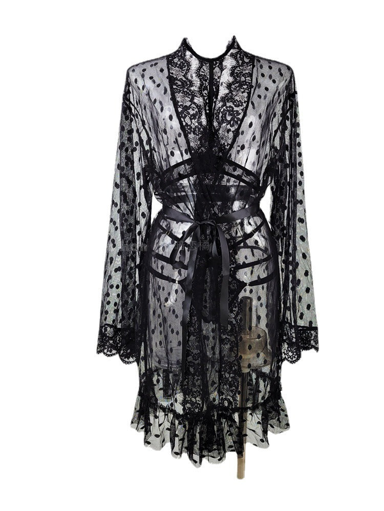 Women's Fashion Personalized Lace Pajamas Suit