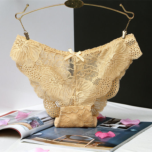 Stylish Sexy Hollowed Out Lace Shorts