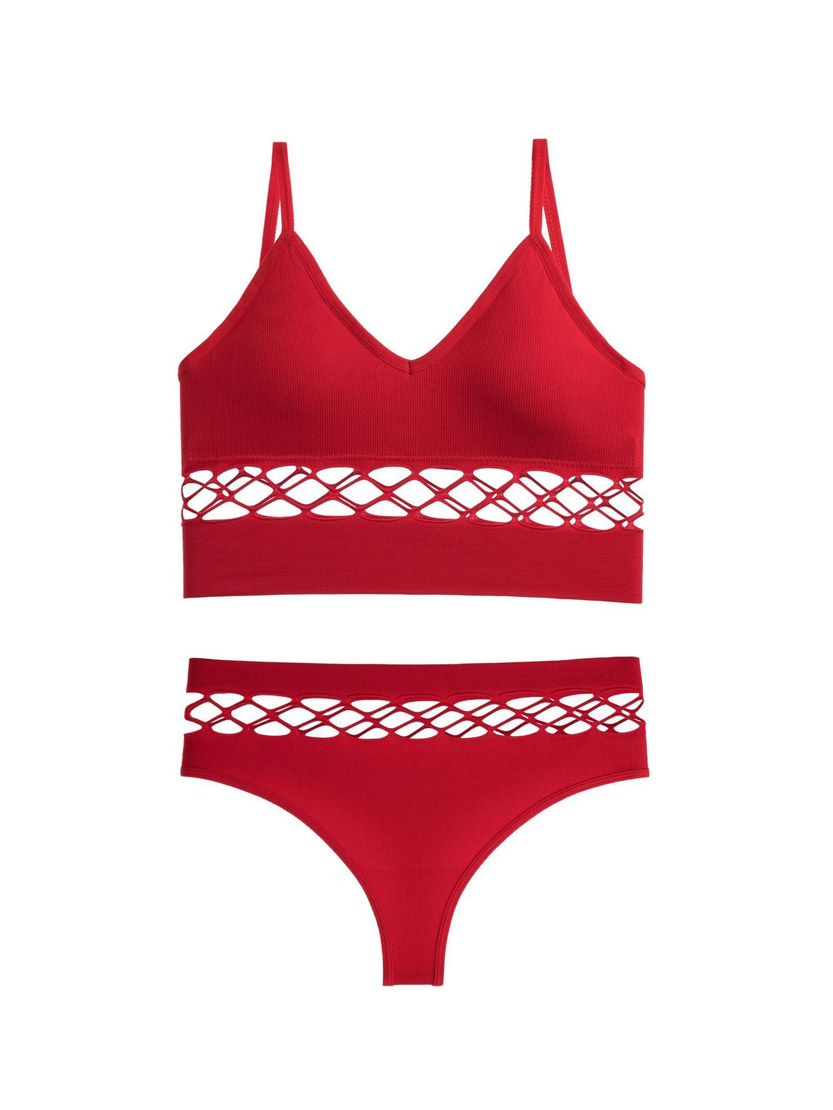 Women's Hollow Underwear Suit