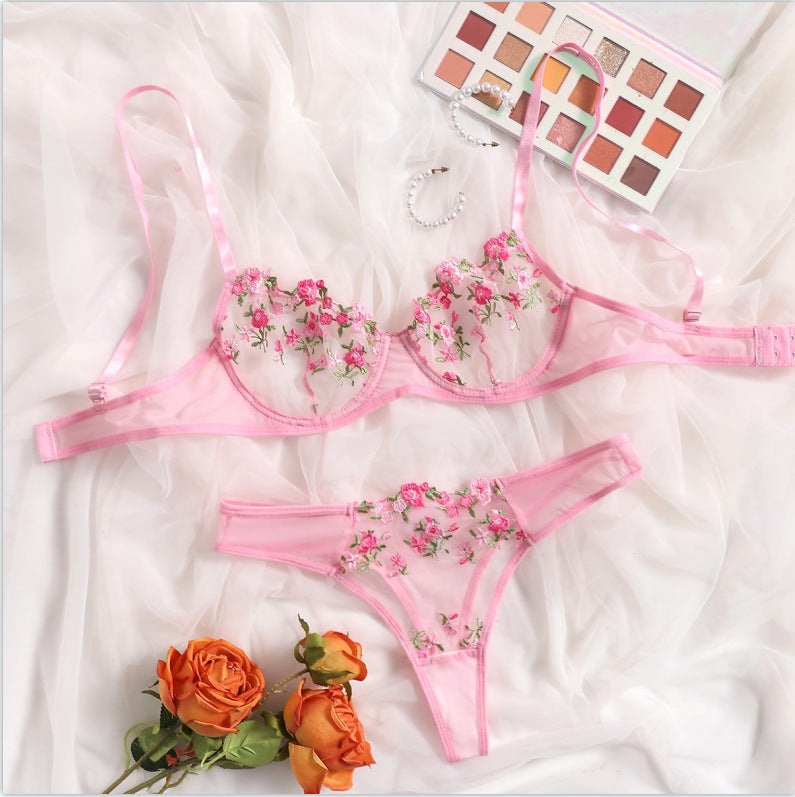 Underwear Lace Suit T-back Mesh Women's Sexy