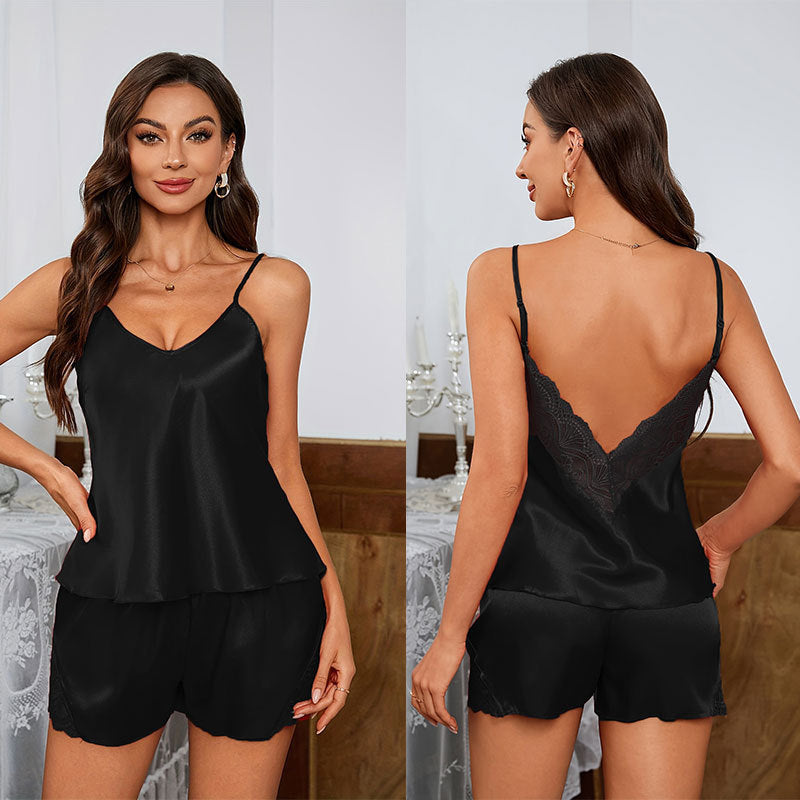 Lace Shorts Thin Pajamas Suit