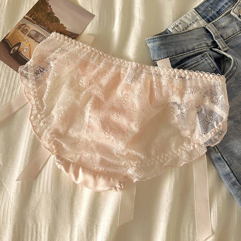 Japanese Pure Bow Low Waist Briefs