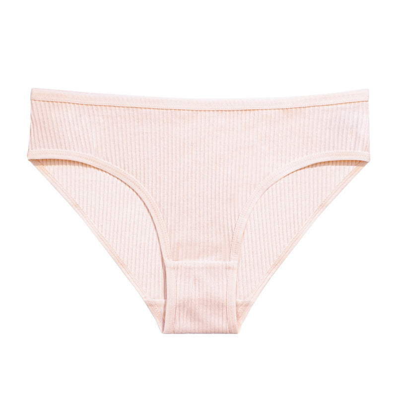 High Waist Thread Seamless Hip Lifting Girl Underwear