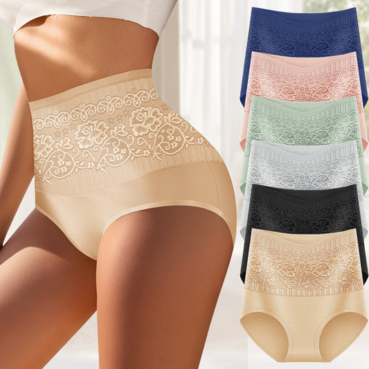 Women's Fashion High Waist Cotton Jacquard Triangle Pants