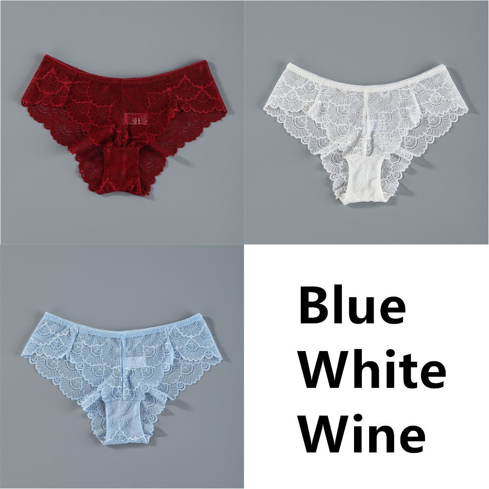 Transparent Sexy Seamless Briefs Mesh Ladies