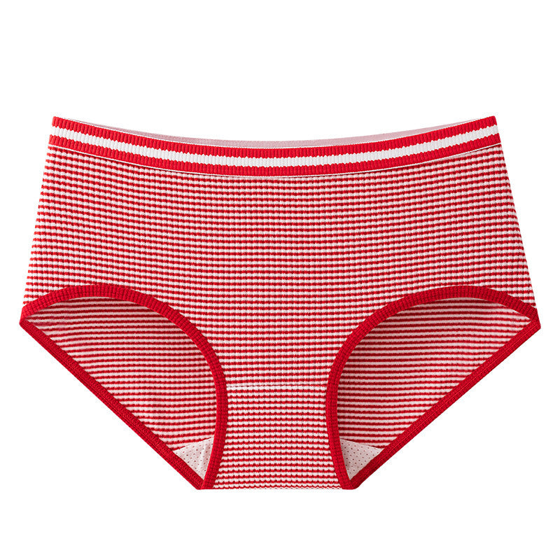 Warm Boxer Women's Mid-waist Warm Velvet Underwear Silk Protein Breathable Hole