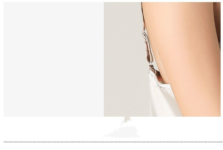 Silk Pajamas Suspender Color Pajamas Shorts Two-piece Set