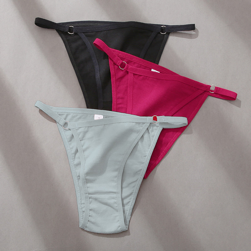 Women's Low Waist Ring Sexy Shorts