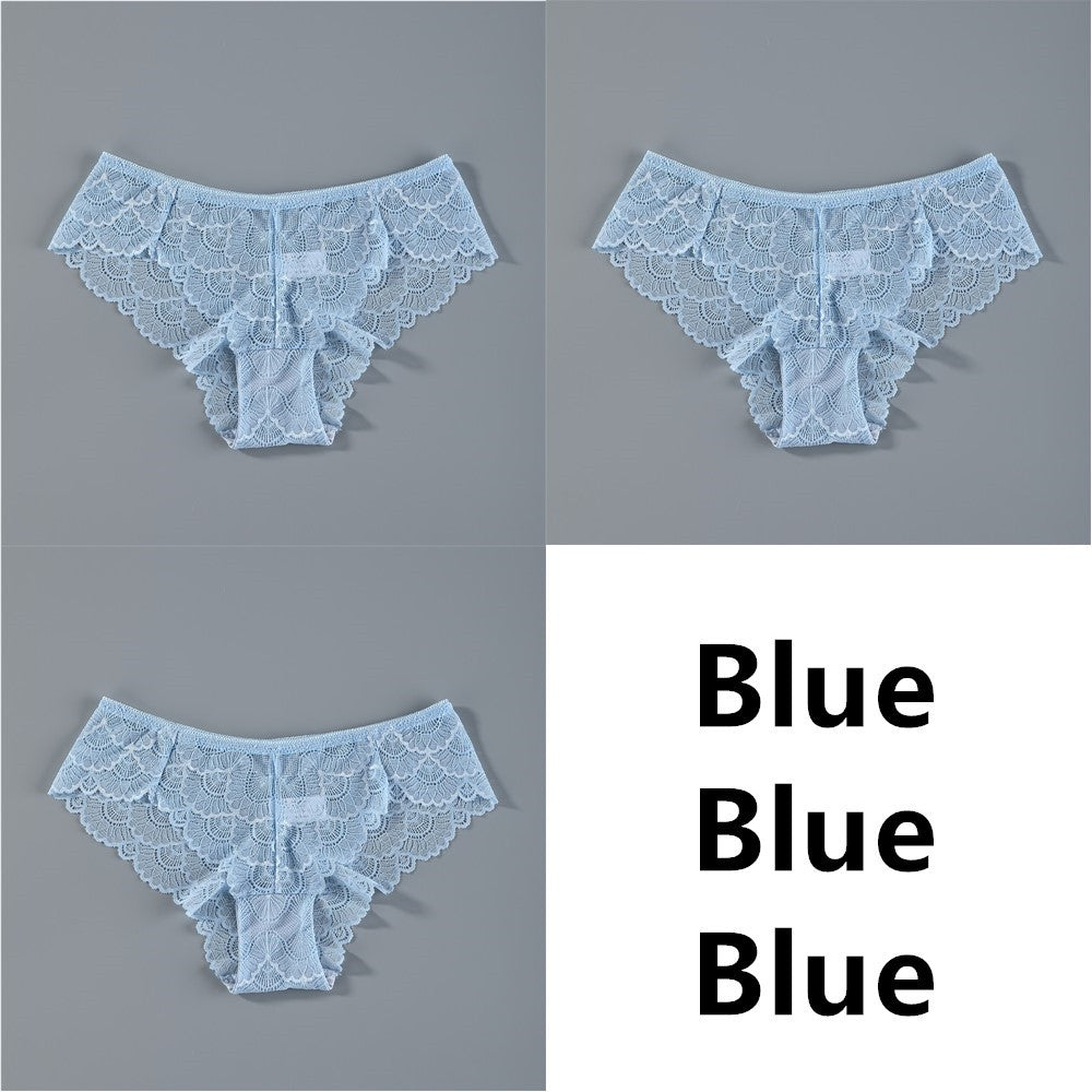 Transparent Sexy Seamless Briefs Mesh Ladies