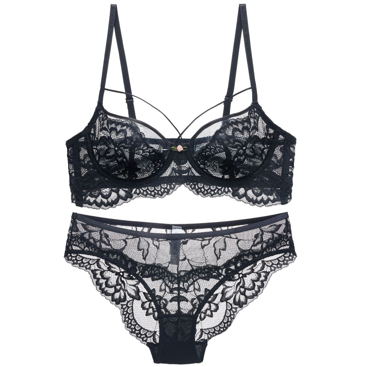 Push Up Plus Size Bra Set Ultra-thin Women's Underwear