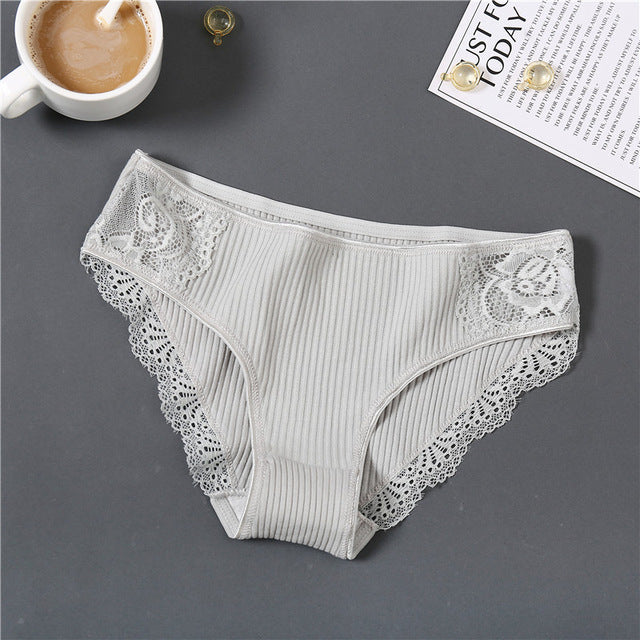 Pure Color Comfortable Plus Size Ladies Soft Underwear