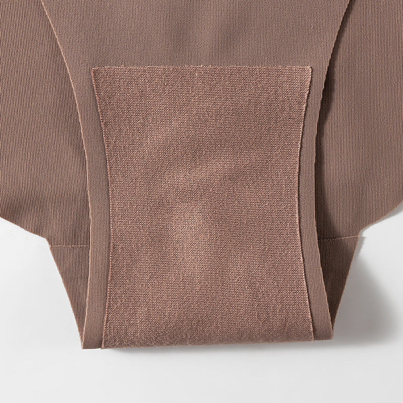 Seamless Ice Silk Underwear Clouds Ruffled Low Waist