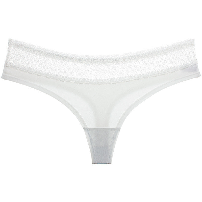 Lace waist low waist women's briefs